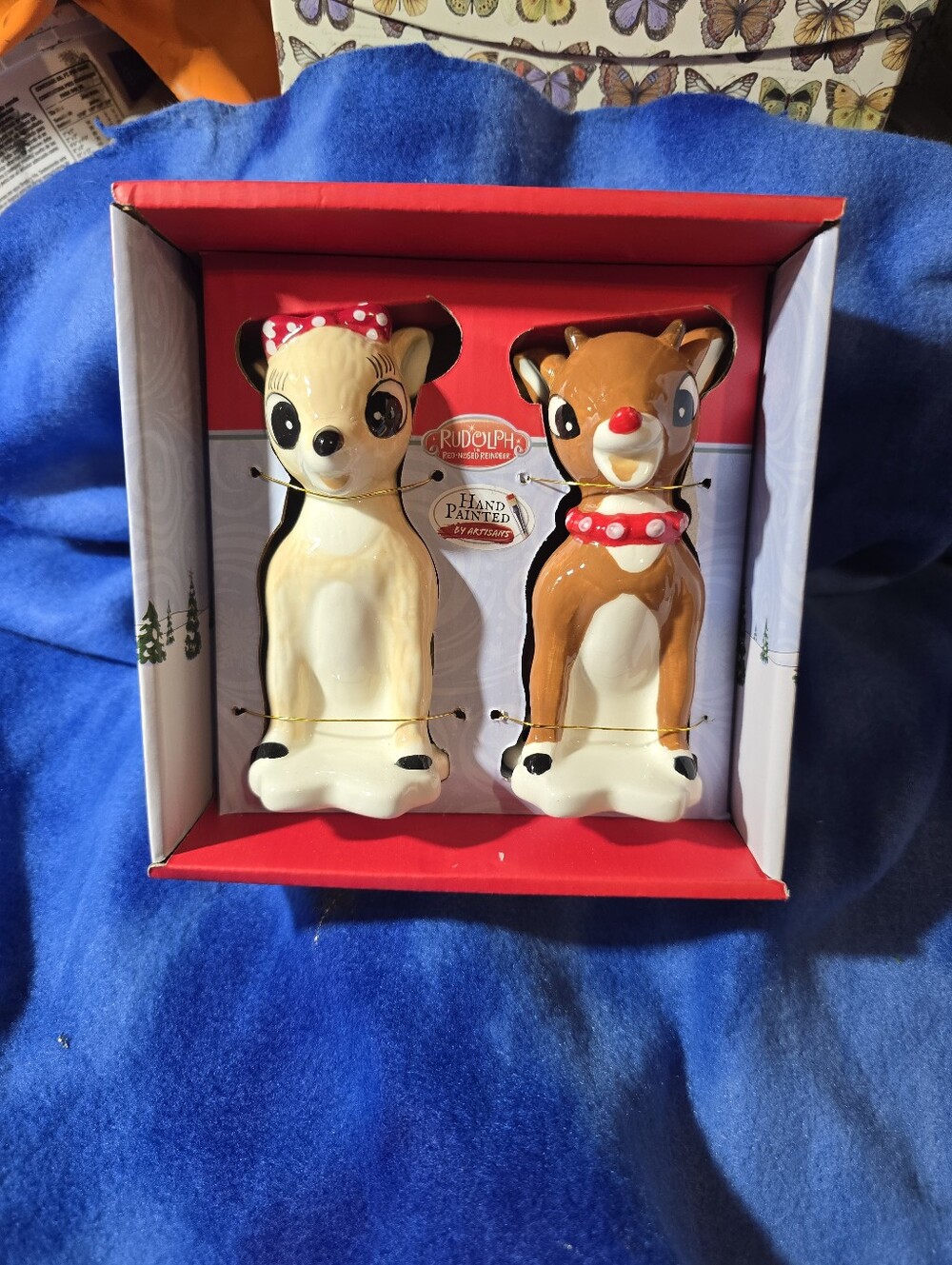 RHUDOLPH & CLARICE SALT & PEPPER SHAKERS.